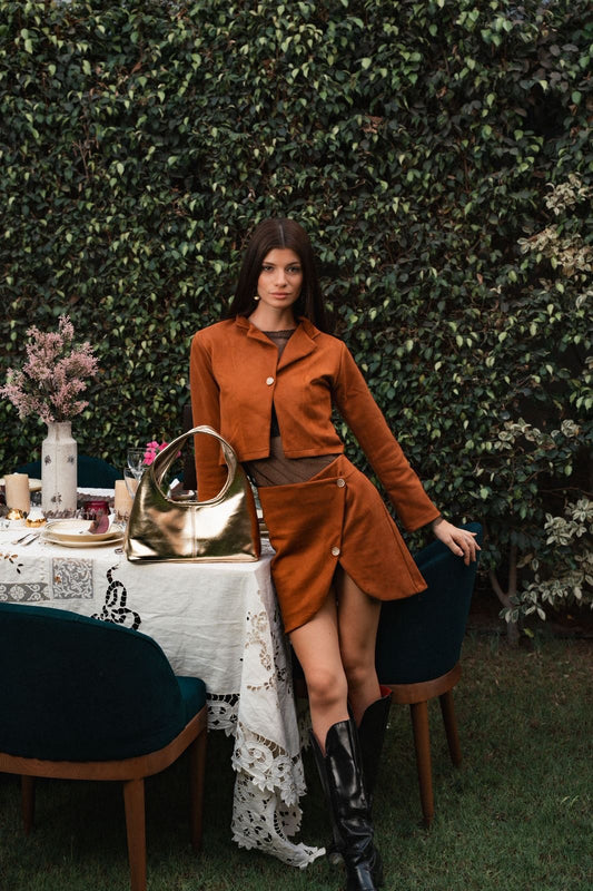 Winter Luxe Suede Set