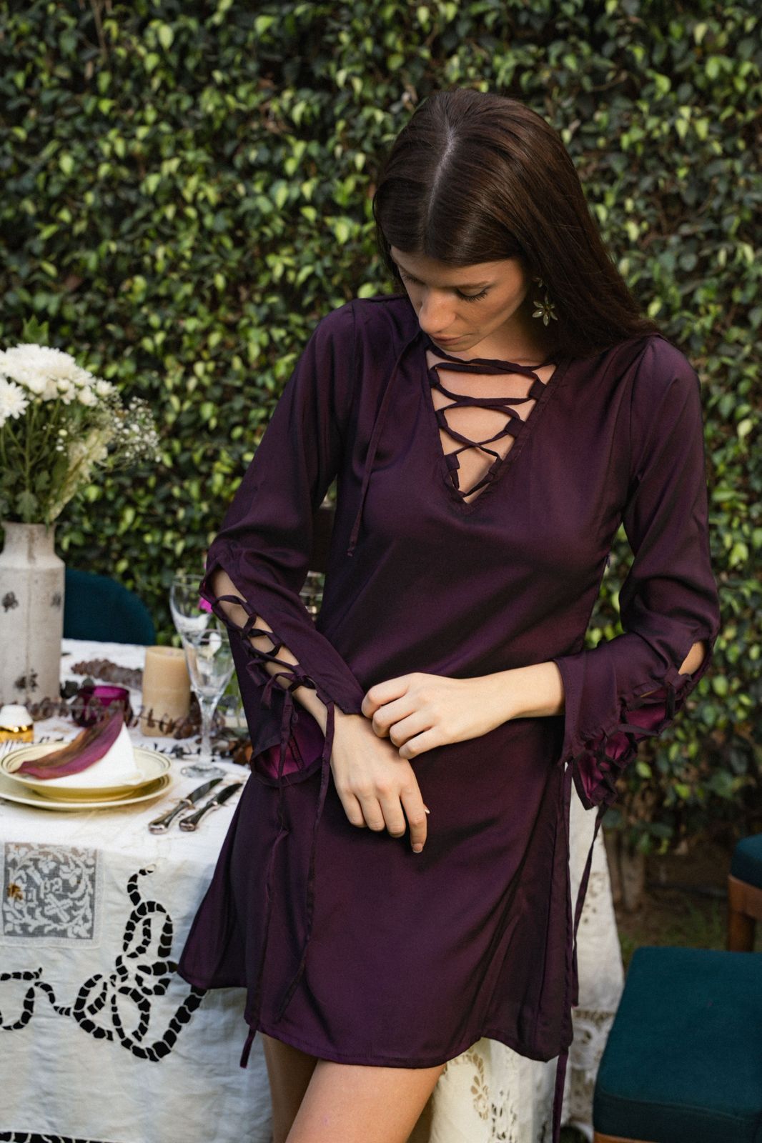 Aubergine Dress