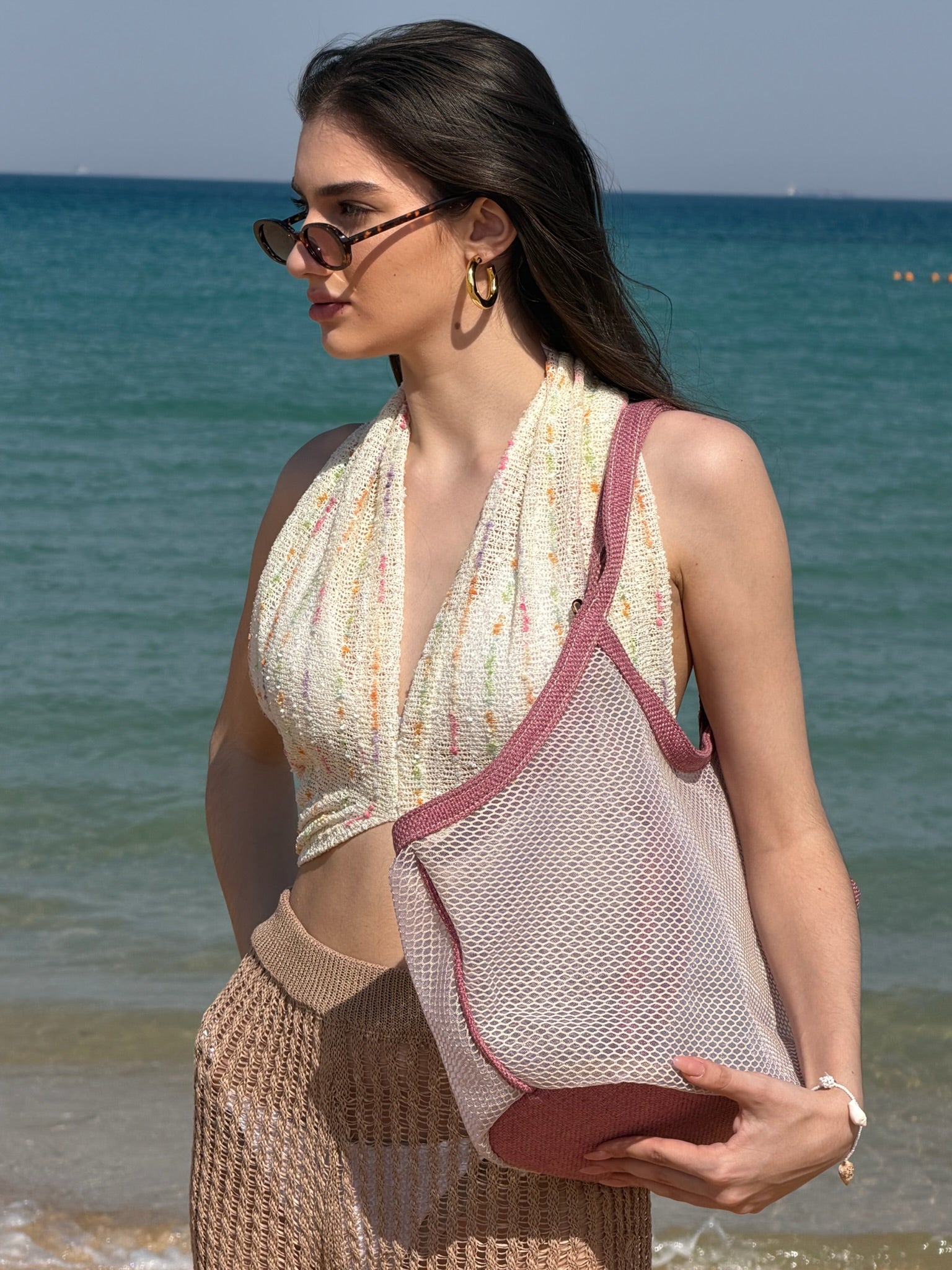Peach Wrap Top