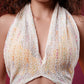 Peach Wrap Top