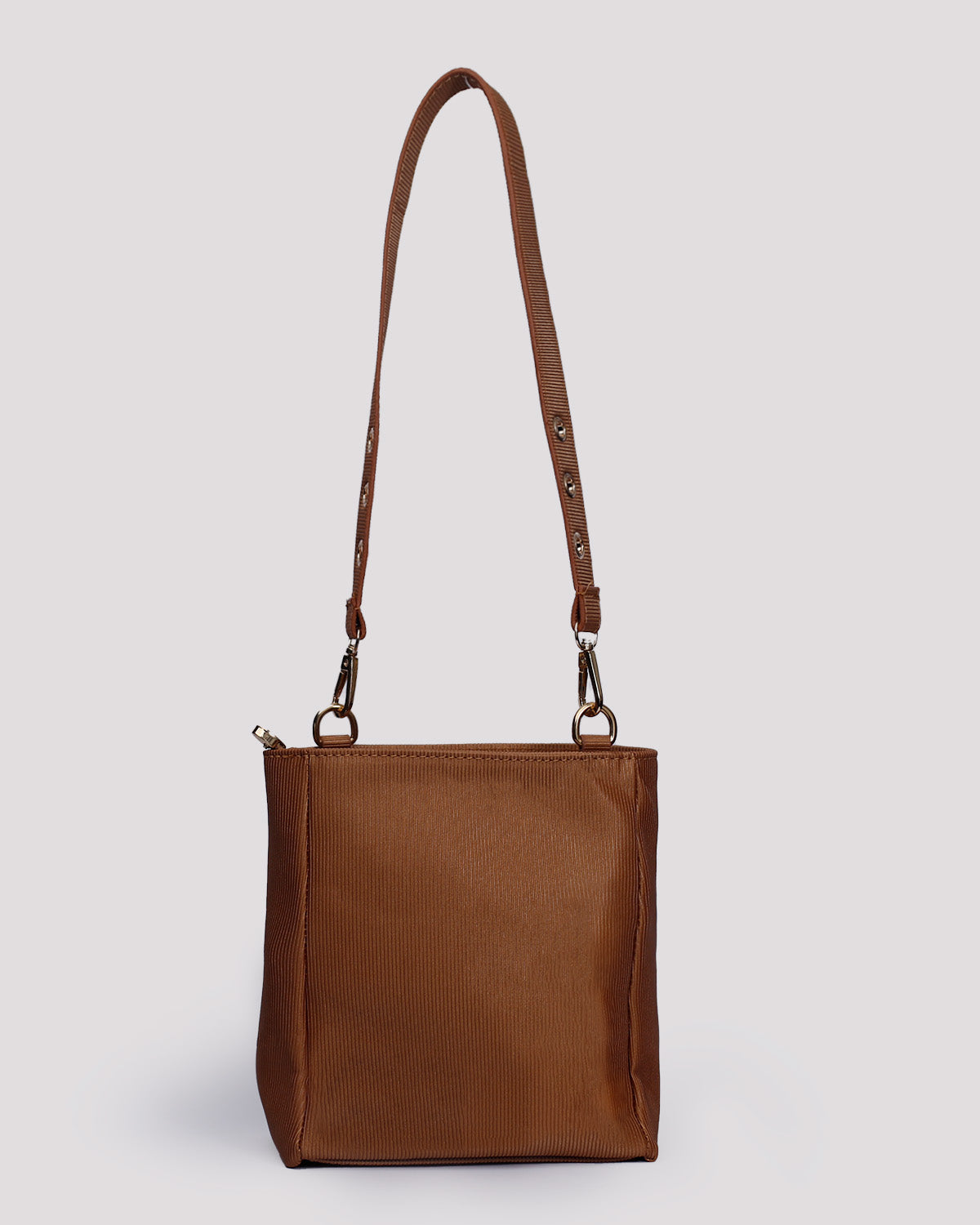 Copper Faux-Bucket Bag