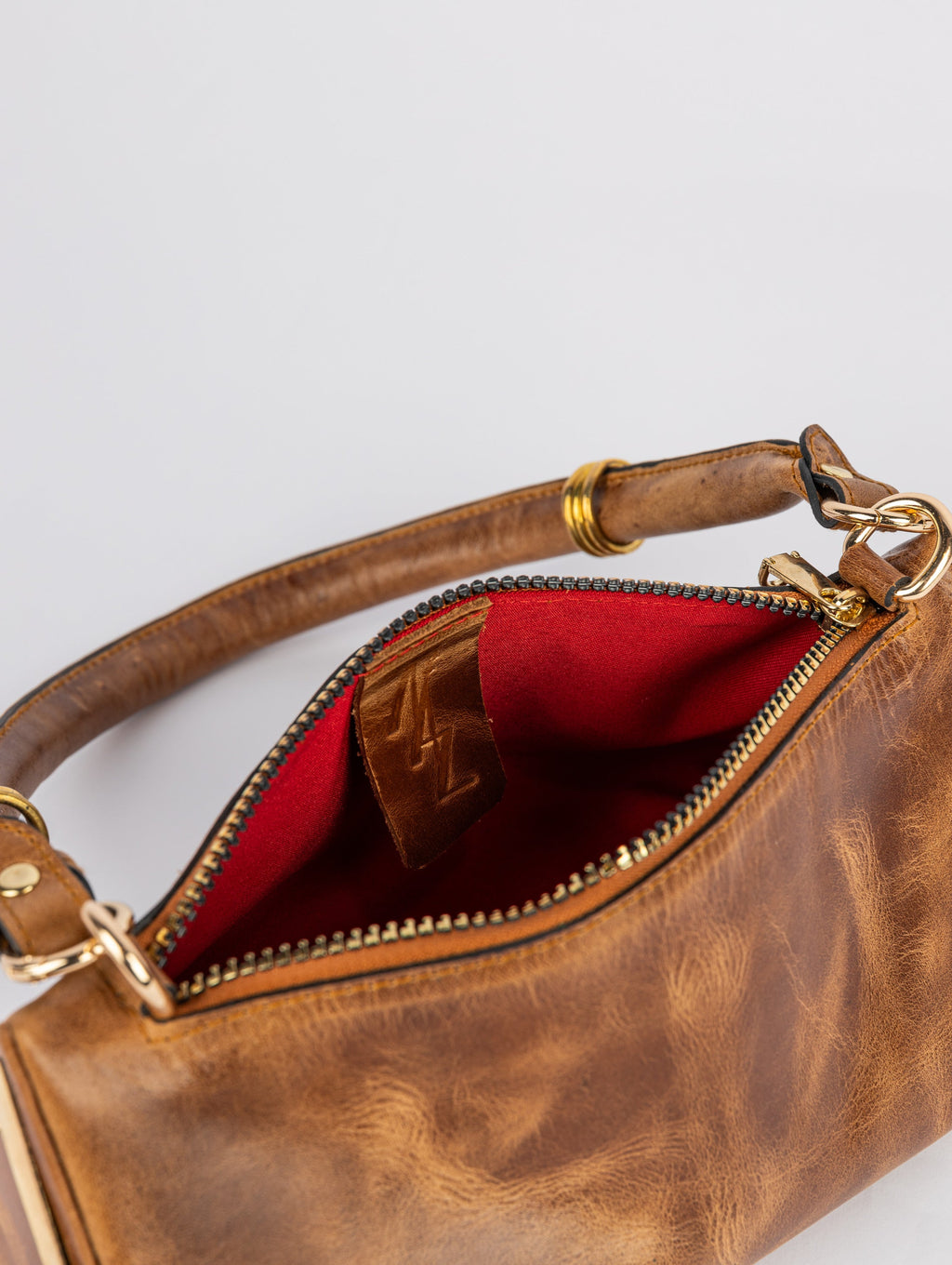 Emerald Prisma Bag in Genuine Leather